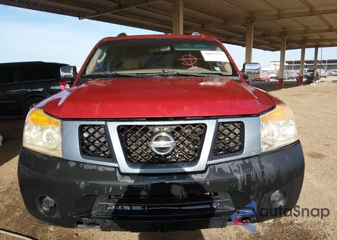 2008 Nissan Armada Le из США, поврежденный, VIN 5N1BA08D48N633480